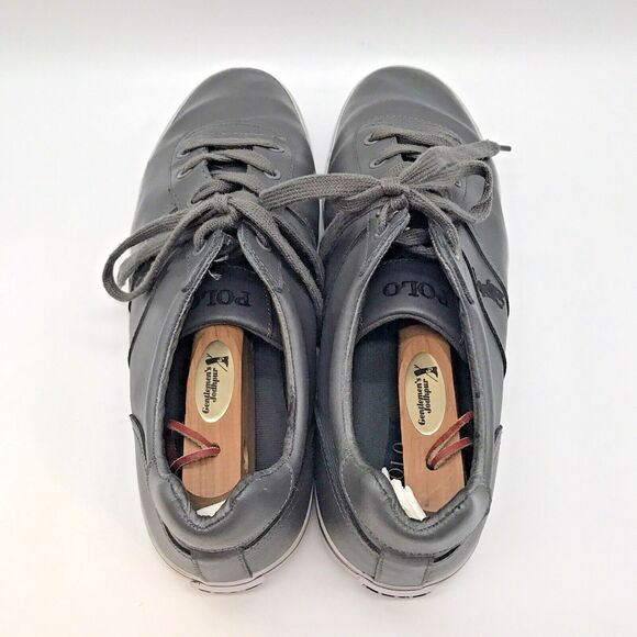 Polo Ralph Lauren Hanford Gray Low Top Lace Up Shoes Men's 15D Fashion Sneakers - Picture 6 of 13